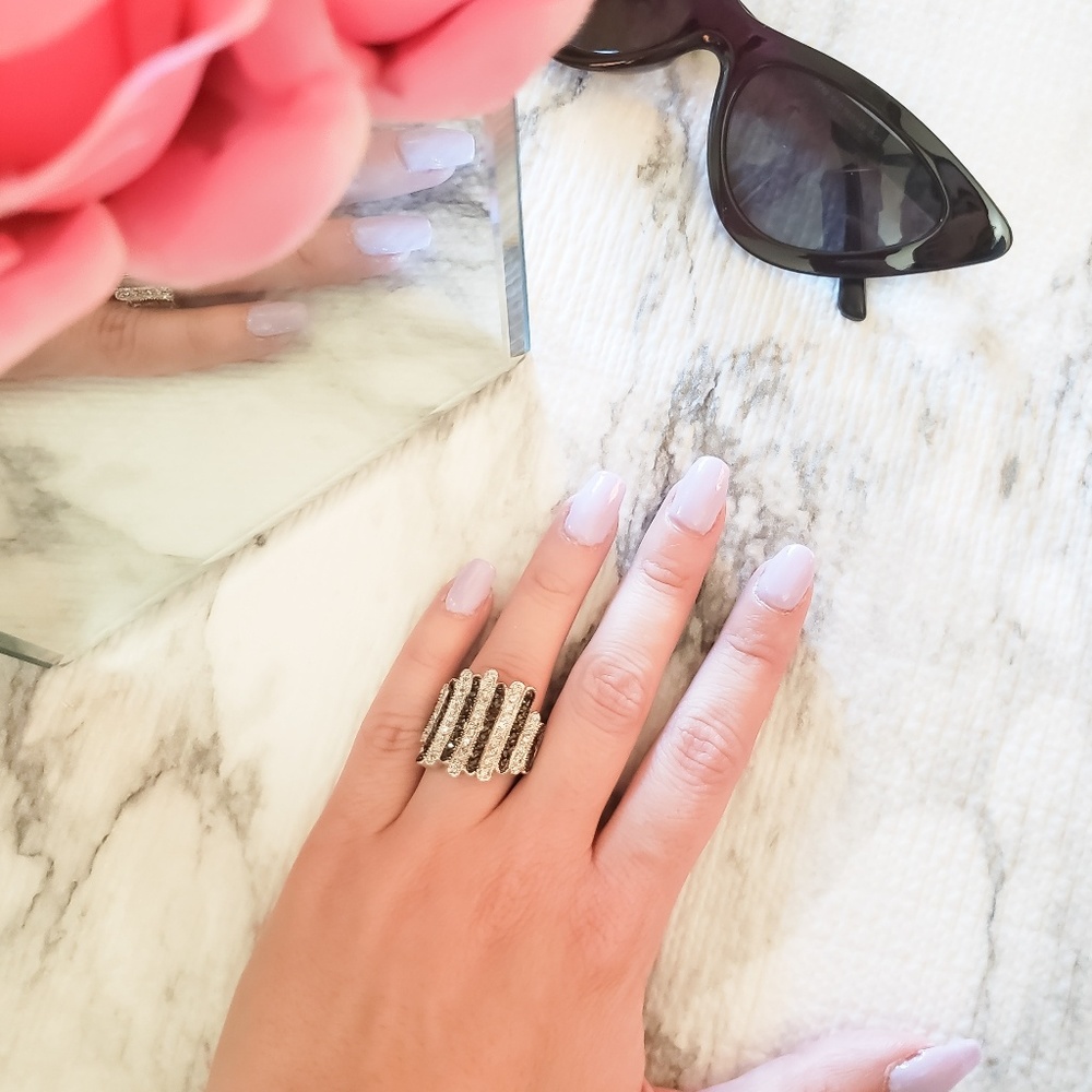 Fashion jewelry //18k gold platet ring